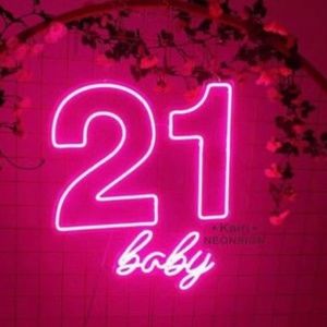 21 baby LED sign